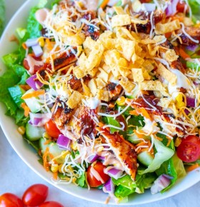 Salad bò / gà / cá ngừ trộn sốt BBQ
